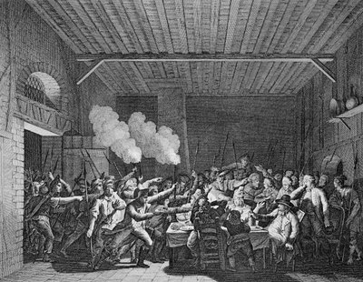 The Arrest of Louis XVI at Varennes, 22nd June 1791 by French School